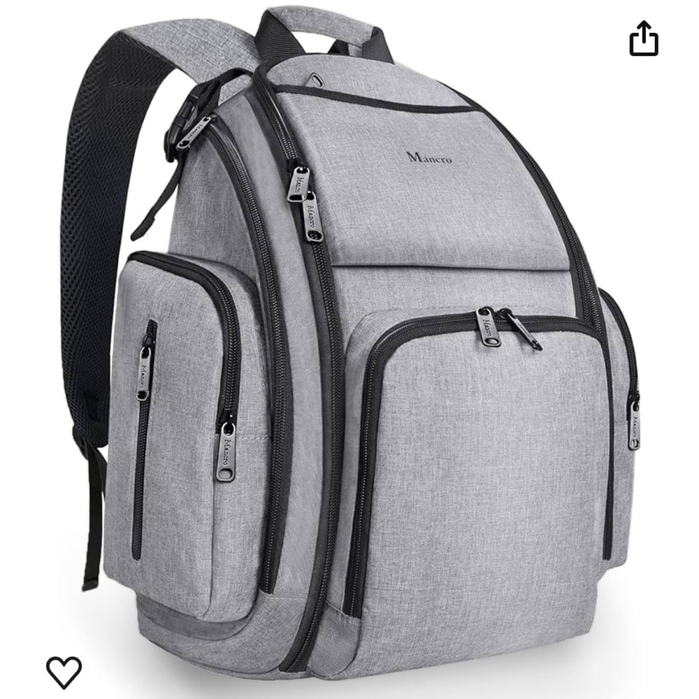 Like new! Mancro diaper backpack bag!